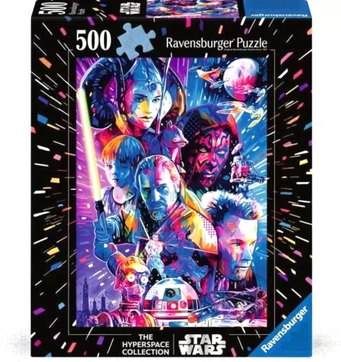 Ravensburger slagalica Star Wars Hyperspace: Skrivena prijetnja XXL 500 dijelova