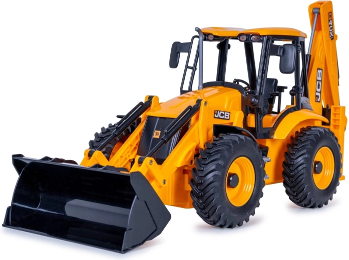 Functional loader and manual rear backhoe