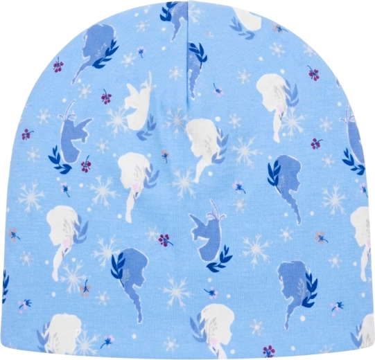 Children's cotton hat Frozen turquoise