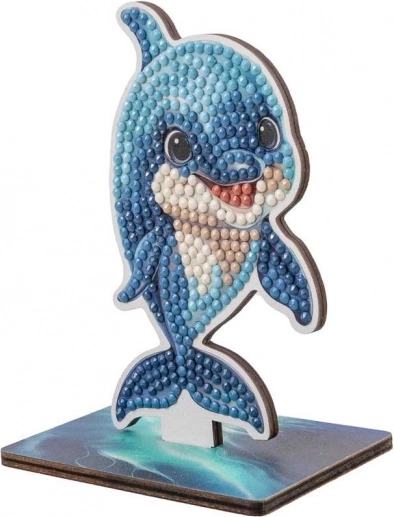 Dijamantno slikanje CRYSTAL ART: Ocean - Dupin