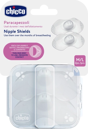 Chicco silikonske zaštite za bradavice SkinToSkin 2 kom M/L