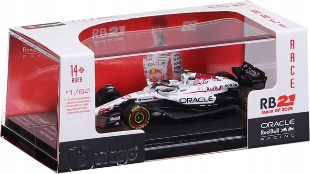 Bburago Formula 1 model Oracle Red Bull Racing RB21 Yuki Tsunoda 1:64