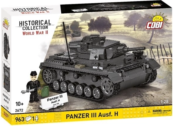 COBI Panzer III Ausf. H – konstrukcijski komplet od 963 dijela (1:28)