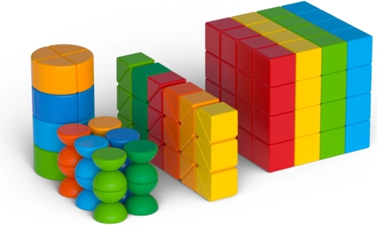 Geomag Magicube Shapes magnetski građevinski set sa 164 dijela