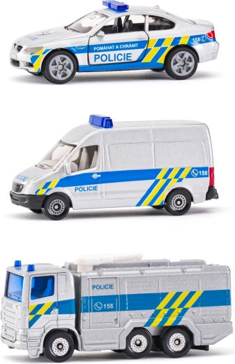 Siku češki policijski set 3 automobila