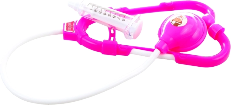 Igra doktora sa stetoskopom i injekcijom