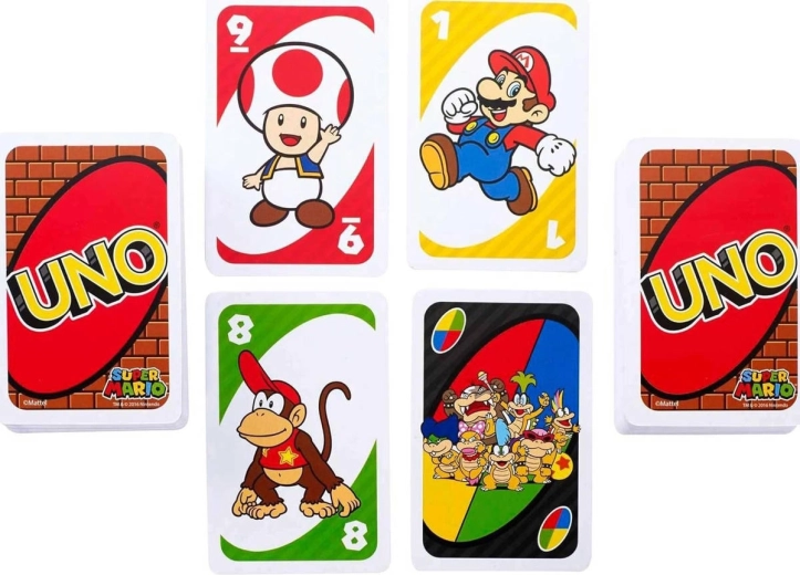 Popular UNO in the world of Super Mario
