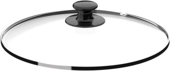 Transparent glass lid