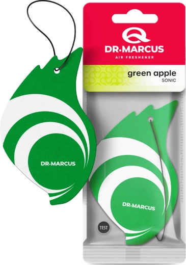 Dr. Marcus Sonic hanging car air freshener – green apple