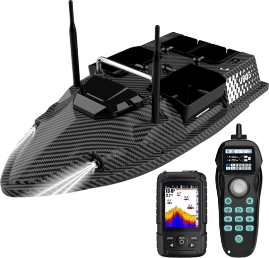 Flytec V803 Pro čamac za iznošenje mamca s GPS-om i sonarom 5200 mAh