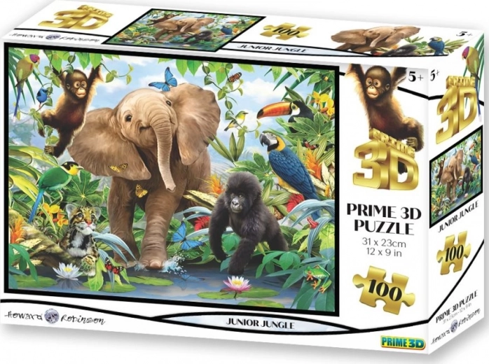 PRIME 3D Puzzle Džungla 3D 100 dijelova