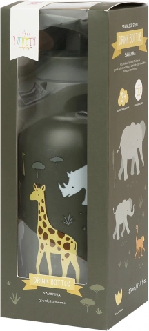 A Little Lovely Company boca za piće od nehrđajućeg čelika 500 ml – Savanna