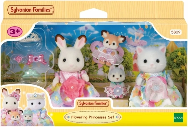 Sylvanian Families Flower Princesses – set of 4 figures