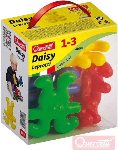Quercetti Daisy Leprotti građevinski set sa zečićima - 8 komada