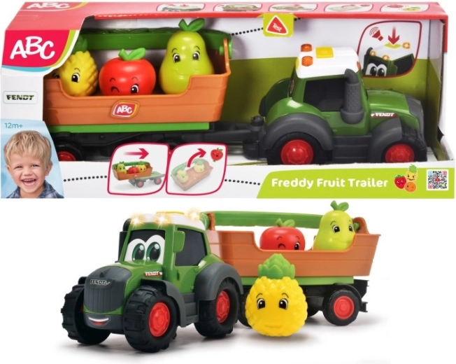 ABC traktor za voće s prikolicom, 30 cm