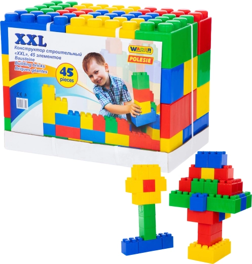 Građevne kocke XXL 45 kom