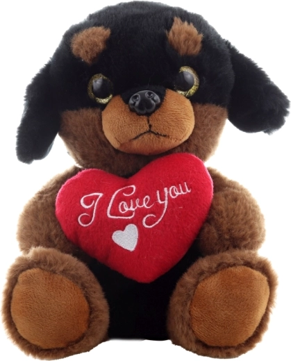 Romantično srce s vezenim natpisom