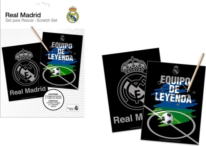 Scratch Art Pictures REAL MADRID – Creative Set