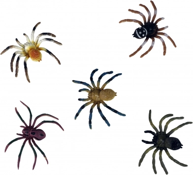 Dekorativni plastični pauci set od 5 kom