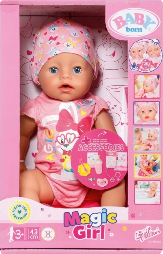 Lutka BABY born s čarobnom dudu, djevojčica 43 cm