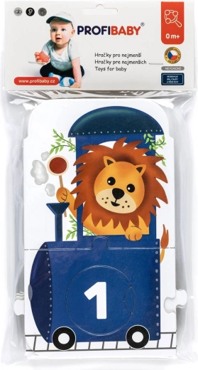 Profibaby puzzle ZOO vlakić s brojevima i životinjama