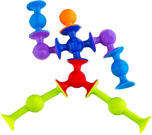 Sticks to each other and to smooth surfaces