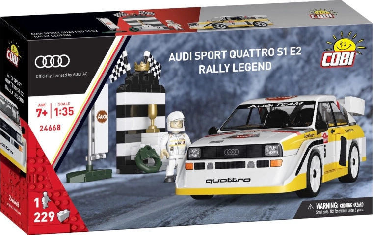 Cobi Audi Sport Quattro S1 E2 – Rally Legend 1:35 (229 pieces)