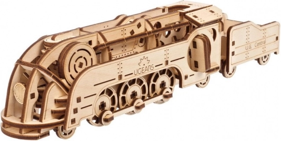 Ugears drvena 3D mehanička maketa MINI lokomotiva