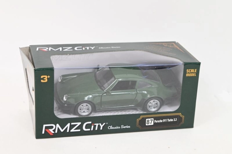 RMZ model Porsche 911 Turbo 3.3 1:32 tamnozeleni