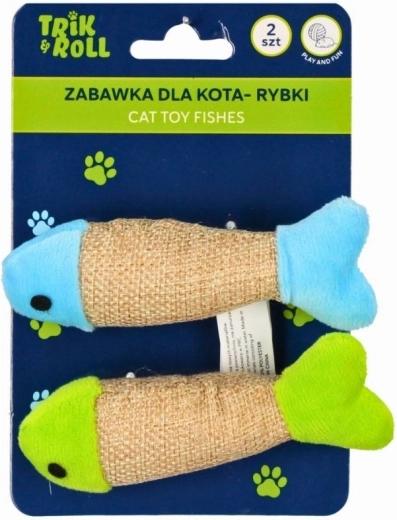 Igračka za mačku – ribice, 2 kom