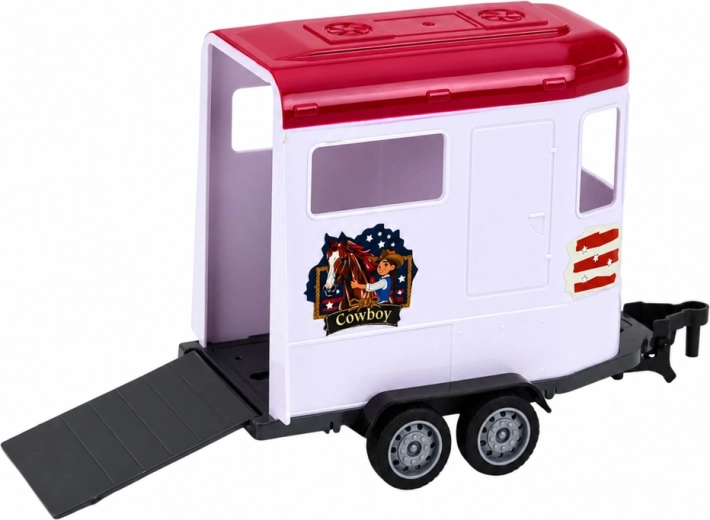 Trailer with a ramp for easy loading