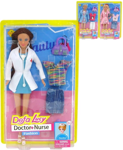 Lutka Defa Lucy doktorica / medicinska sestra 29 cm s dodacima - 1 komad