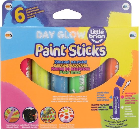 Little Brian Paint Sticks – Bright Colors