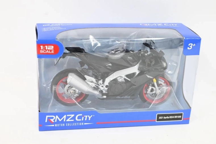 RMZ Hobby model motocikla Aprilia RSV4 1:12 crni