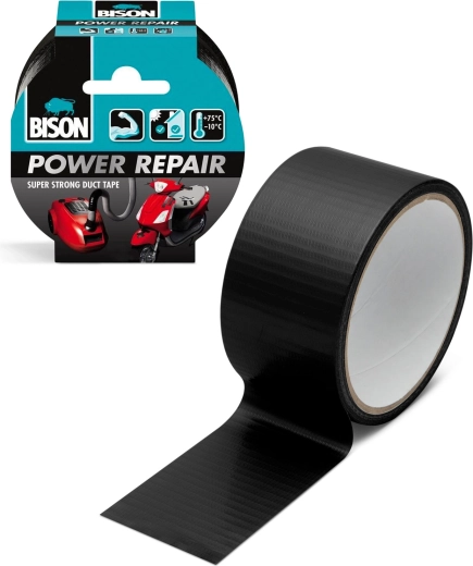 Power Repair reinforced adhesive tape black 10 m