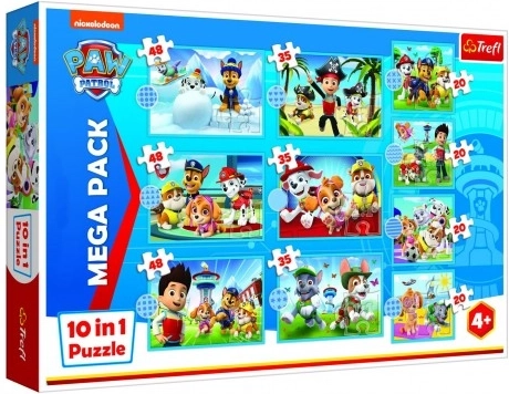 Puzzle Psići u ophodnji Trefl 10u1