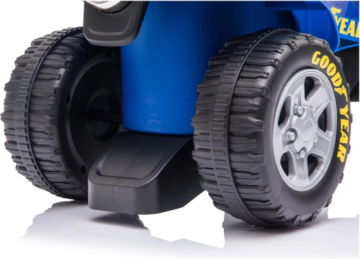 Wide wheels and stable construction