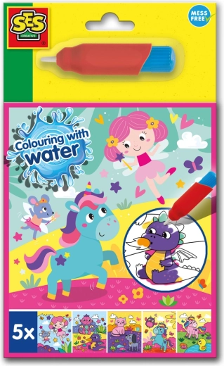 Slikanje vodom – fantastične bojanke s kistom