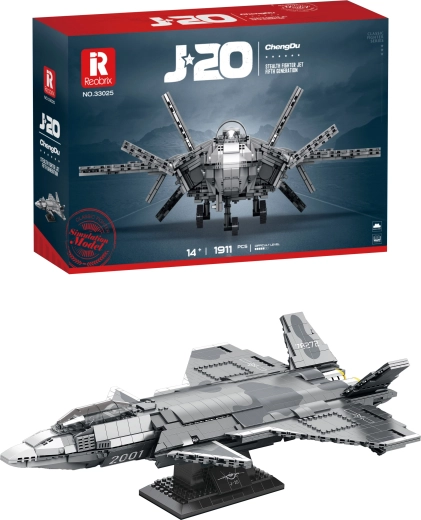 Komplet za slaganje lovca J-20 fighter (1911 dijelova)