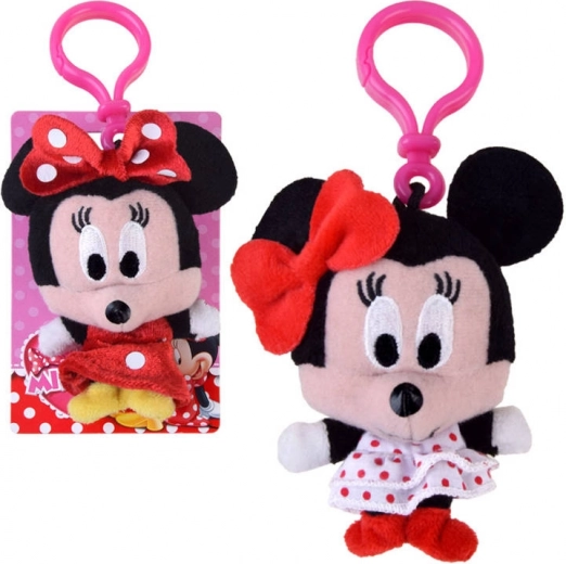 plišani privjesak MINNIE MOUSE s kopčom 10 cm