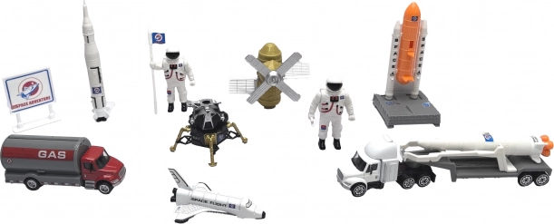 Set astronauta i svemirskih prijevoznih sredstava