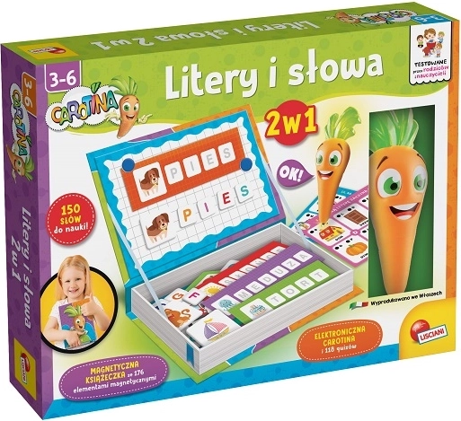 Lisciani Carotina slova i slova 2 u 1