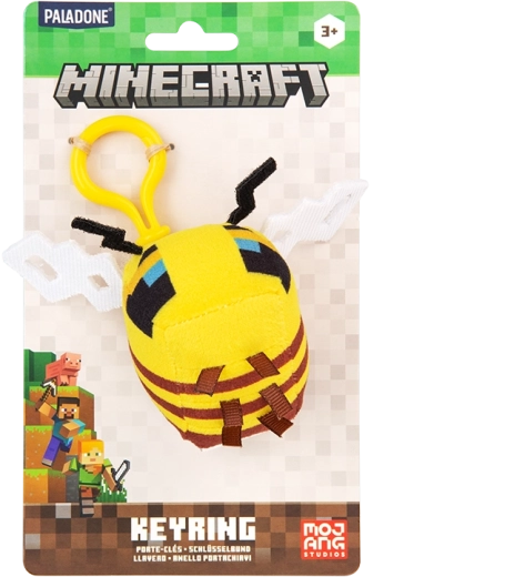 Minecraft plišani privjesak za ključeve pčela - 1 komad