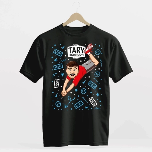 Tary Povoroznyk T-shirt Tary money black (size S)