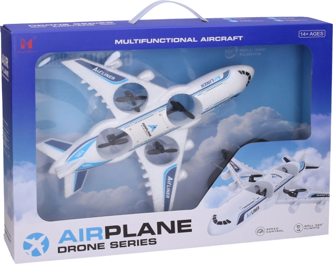 RC dron avion na daljinsko upravljanje 2,4 GHz 31 × 28 × 6 cm - 1 komad