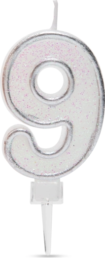 Number 9 Birthday Cake Candle