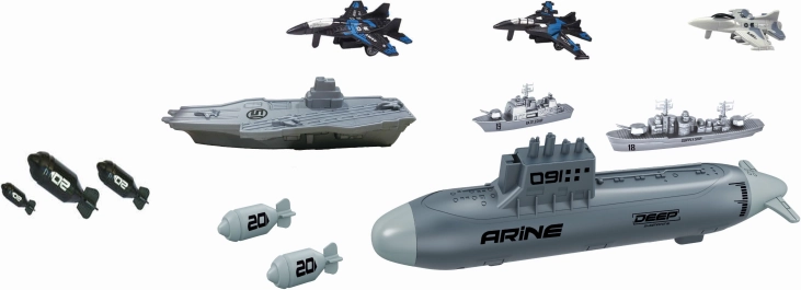 Podmornica s lanserom torpeda – igraći set 28 cm