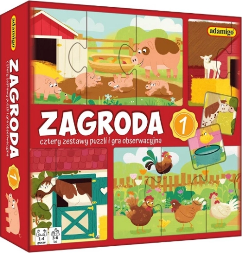 Promatračka slagalica Farma – set 1