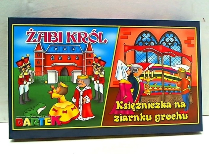 Društvena igra 2 igre: Žablji kralj i Princeza na zrnu graška