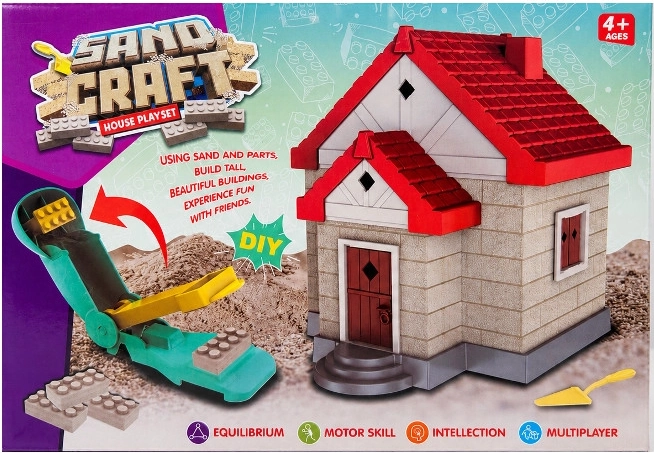 Modeling sand set for building a little house - 1 piece